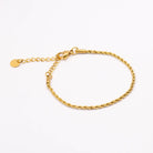 4everly Twisted Armbänder Damen Gold